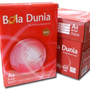 Bola dunia copy paper A4 80,75,70 gsm wholesale