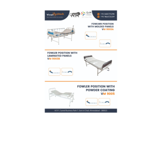 Semi Fowler Bed by Vivan Meditech