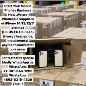 Start your mobile phone business on installments now. We are wholesale suppliers for Apple iPhones