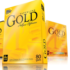 Premium copy papers paperline gold A4 80 gsm