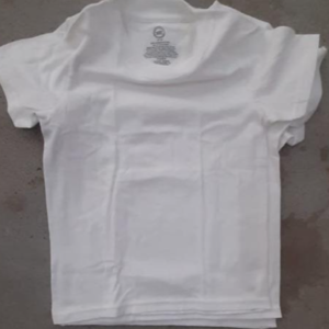 Toddler's Crew neck white T - shirts