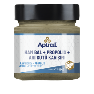 Apiral Raw Honey + Propolis + Royal Jelly Mixture