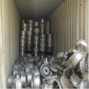 Aluminum wheel scrap