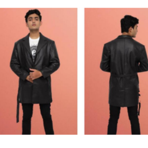 Leather Overcoa t Jacket by Tirmazii Bros International Wears