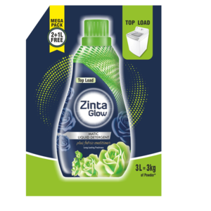 Zinta Glow 	Detergent Matic Liquid Top Load
