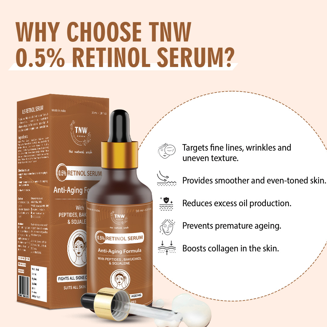 TNW-The Natural Wash Anti-Ageing Face Serum for Reducing Fine Lines & Wrinkles | Reduces Tanning & Pigmentation. - Image 2
