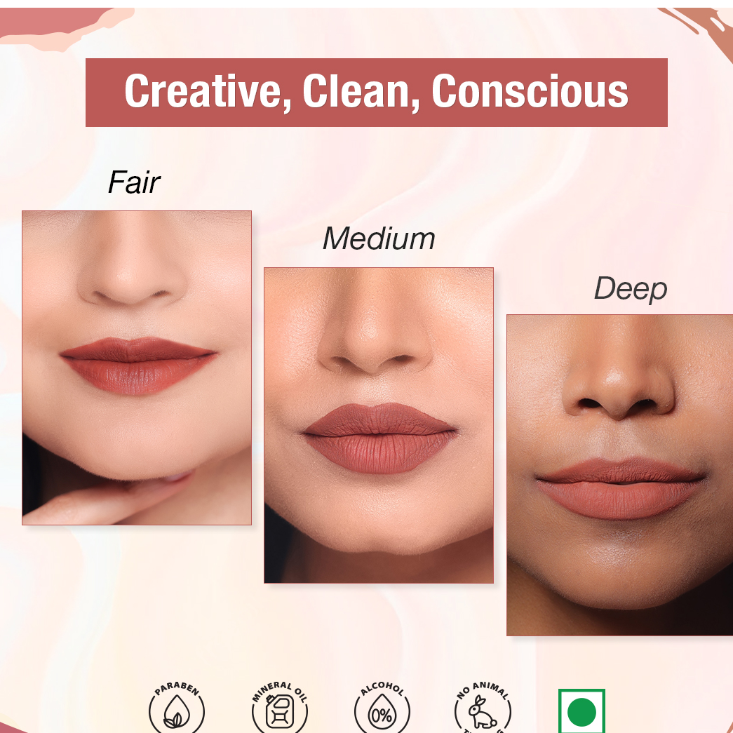 TNW -The Natural Wash Matte Velvet Longstay Liquid Lipstick In Latest 8 Different Shades. - Image 3