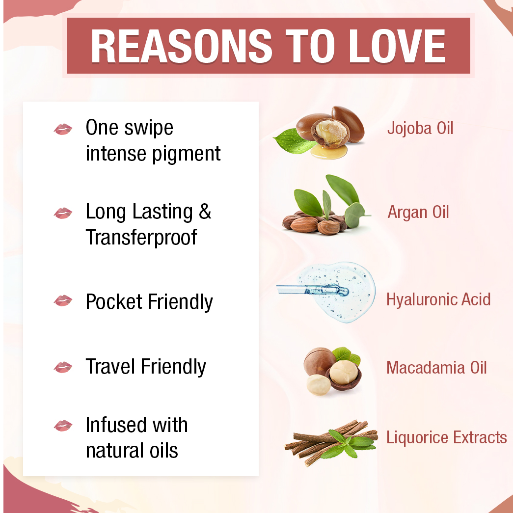 TNW -The Natural Wash Matte Velvet Longstay Liquid Lipstick In Latest 8 Different Shades. - Image 5