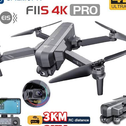 Brand New SJRC F11S 4K PRO Drone 4K Professional With HD Camera 1.2KM GPS 5G WiFi EIS 2 Axis Gimbal by Vento Enterprises