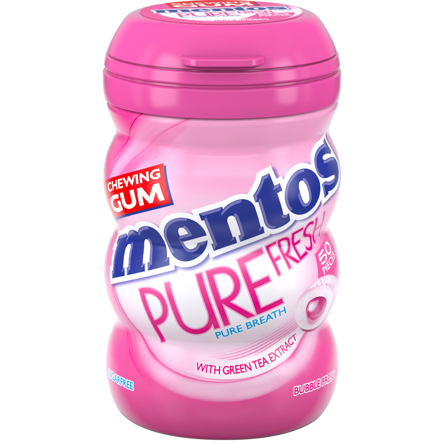 Mentos White Gum Bottle Bubblefresh.