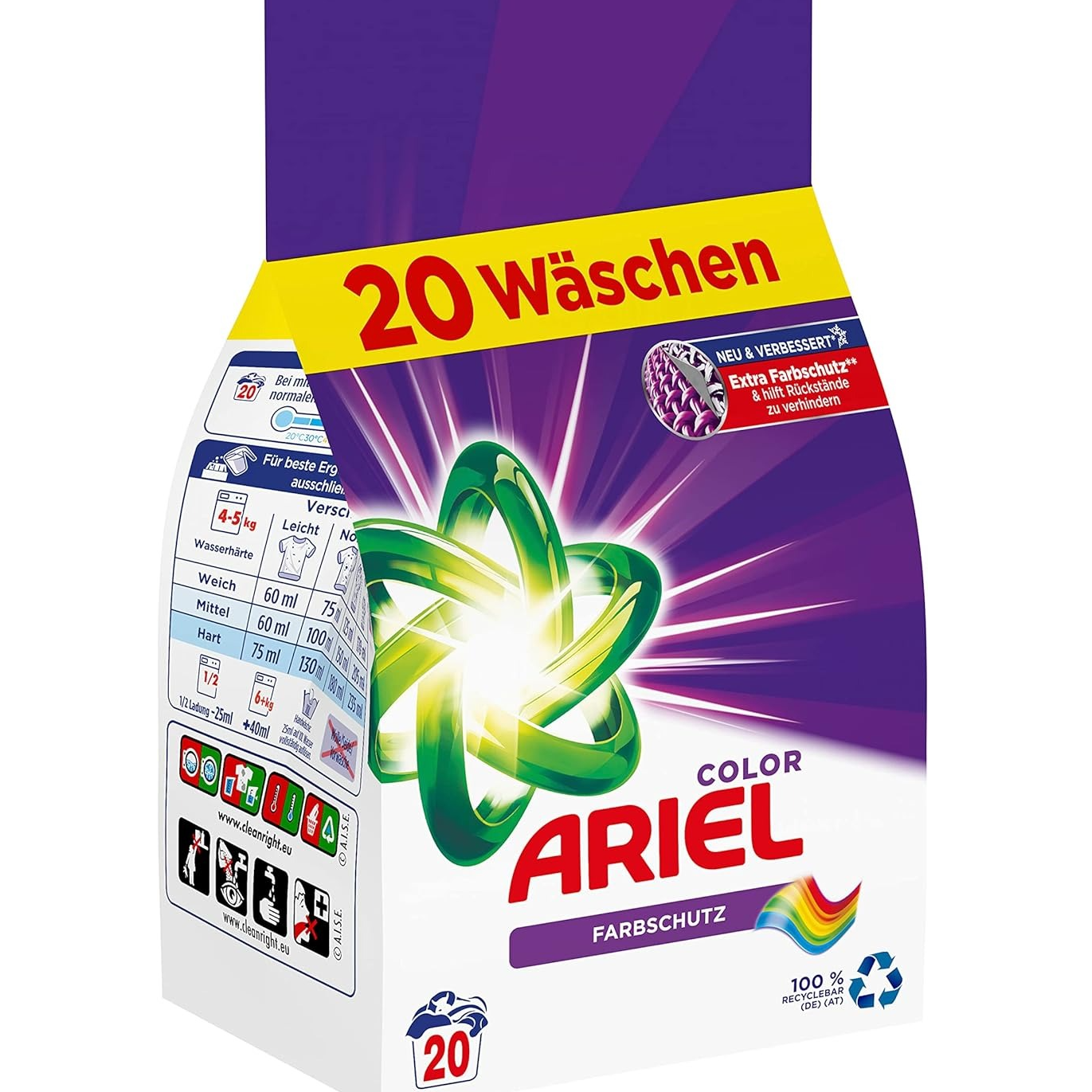 Ariel Powder Polybag 20 Wash