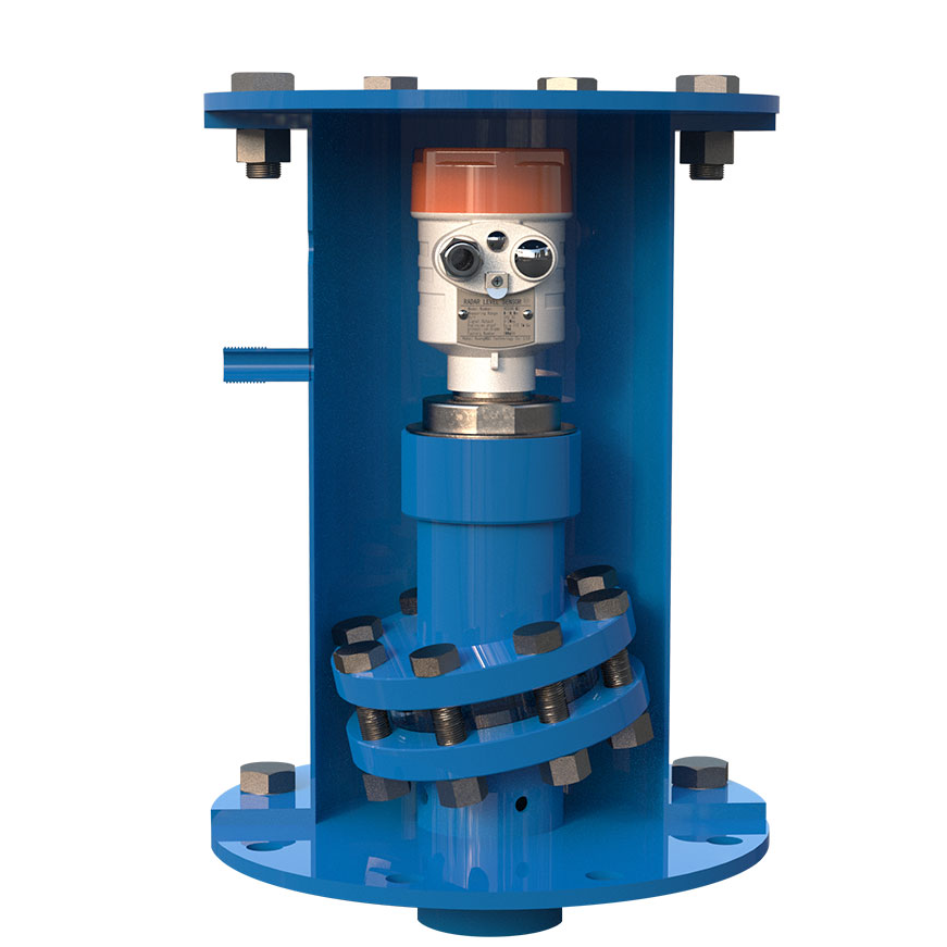 HCCK  Factory Direct 80ghz Fmcw Radar Cement Level Meter Long Range up to Silo Level Measure