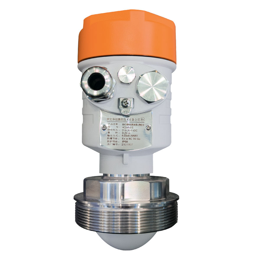 HCCK 4-20mA  80ghz Fmcw Silo Fuel Radar Level Measurement Level Meter Transmitter Radar Level Sensor