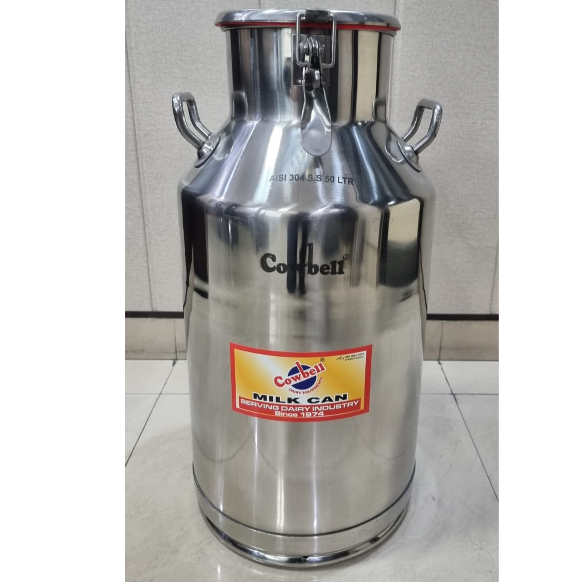 Stainless Steel Milk Can Capacity 50 Litre ( Locking Type )
