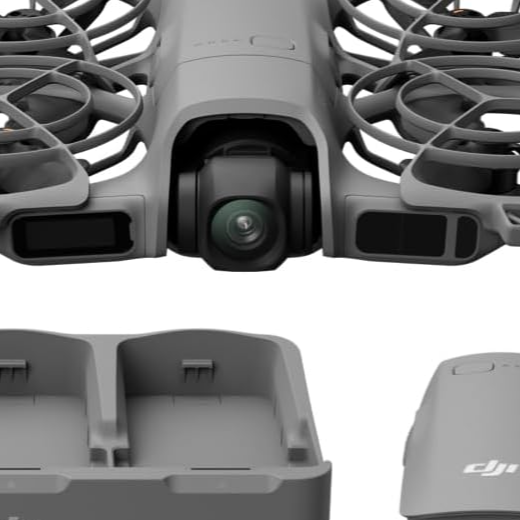 DJI Neo 2 Fly More Combo (Drone Only), 4K Drone With Camera, Palm Takeoff & Landing, Gesture Control, ActiveTrack, Omnidirectional Obstacle Sensing, 3 Batteries