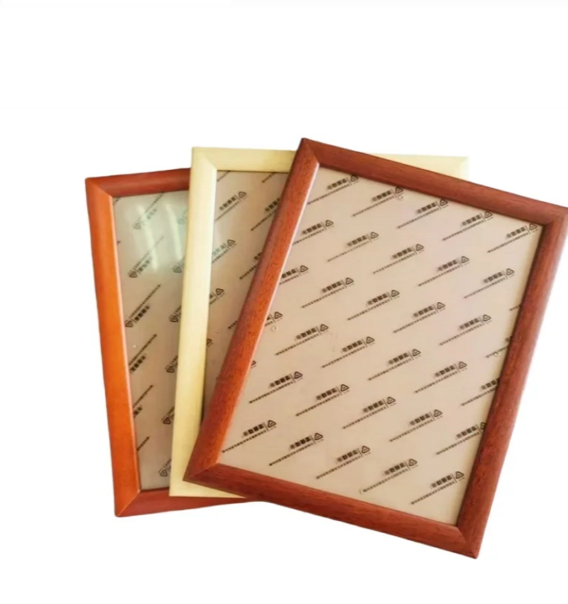 A 4 Xuan Paper Japanese Sumi-E Painting Paper Calligraphy Shu Dao Paper Red Burlywood Rosewood Color Normal Solid Wooden Mounted Painting Frame