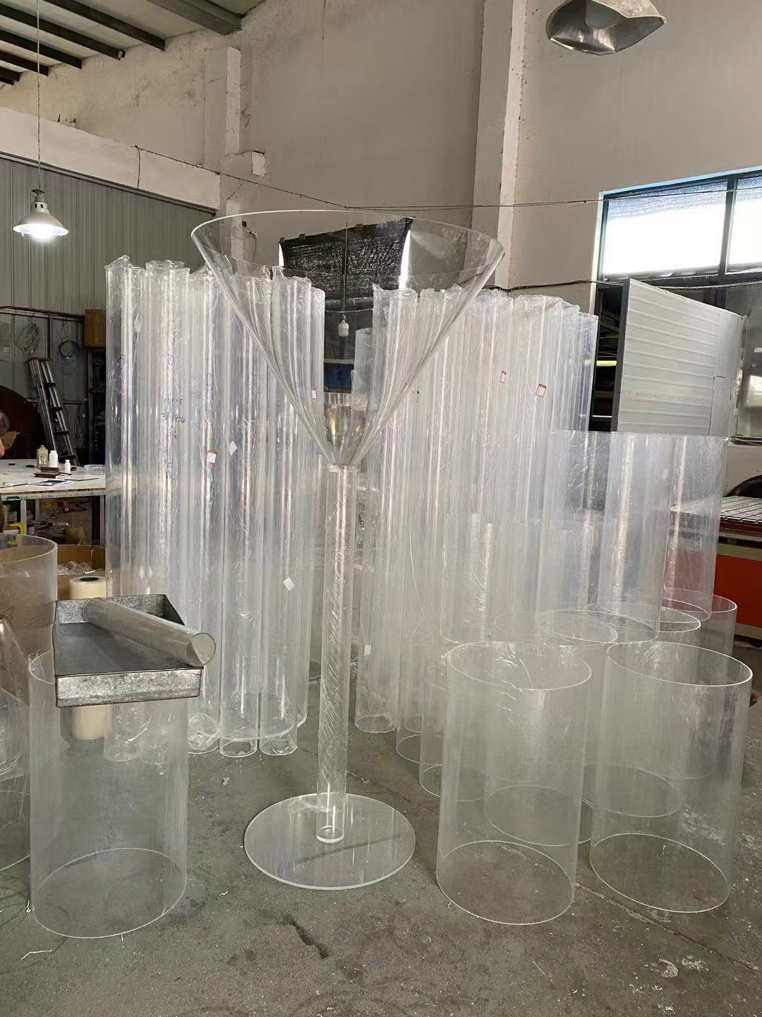 UV Stable Acrylic Pipe for Swimming Pool Windows, Water Features and Landscape Engineering