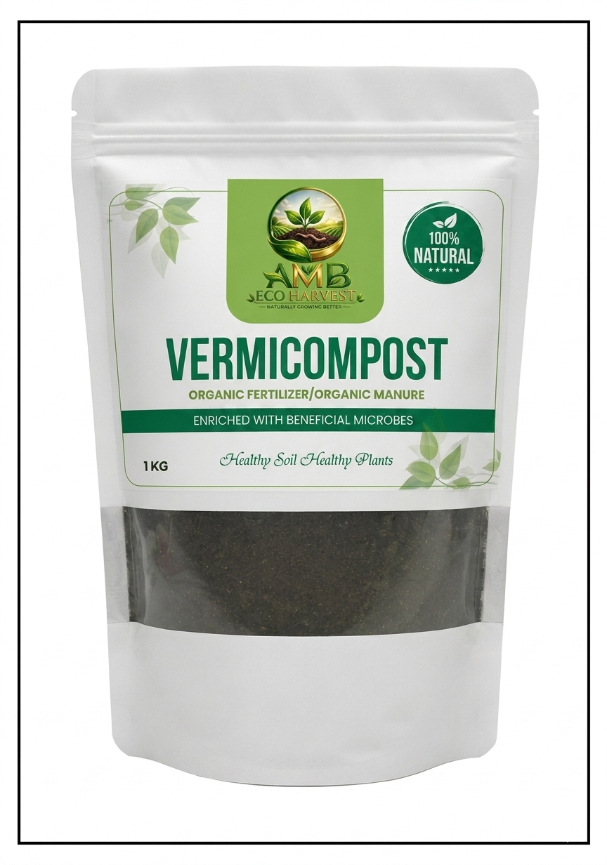 AMB EcoHarvest premium organic vermicompost fertilizer