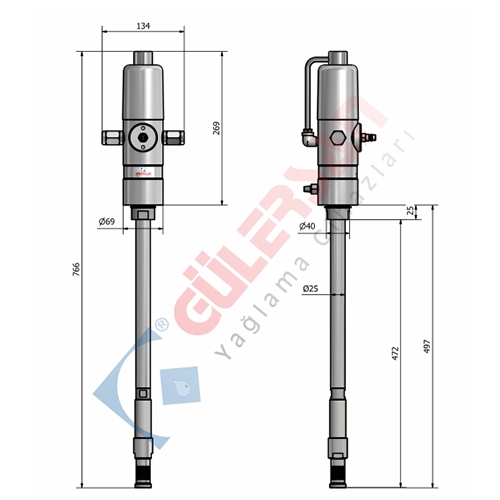 Air Operated Grease Pump 30 Kg – 2130