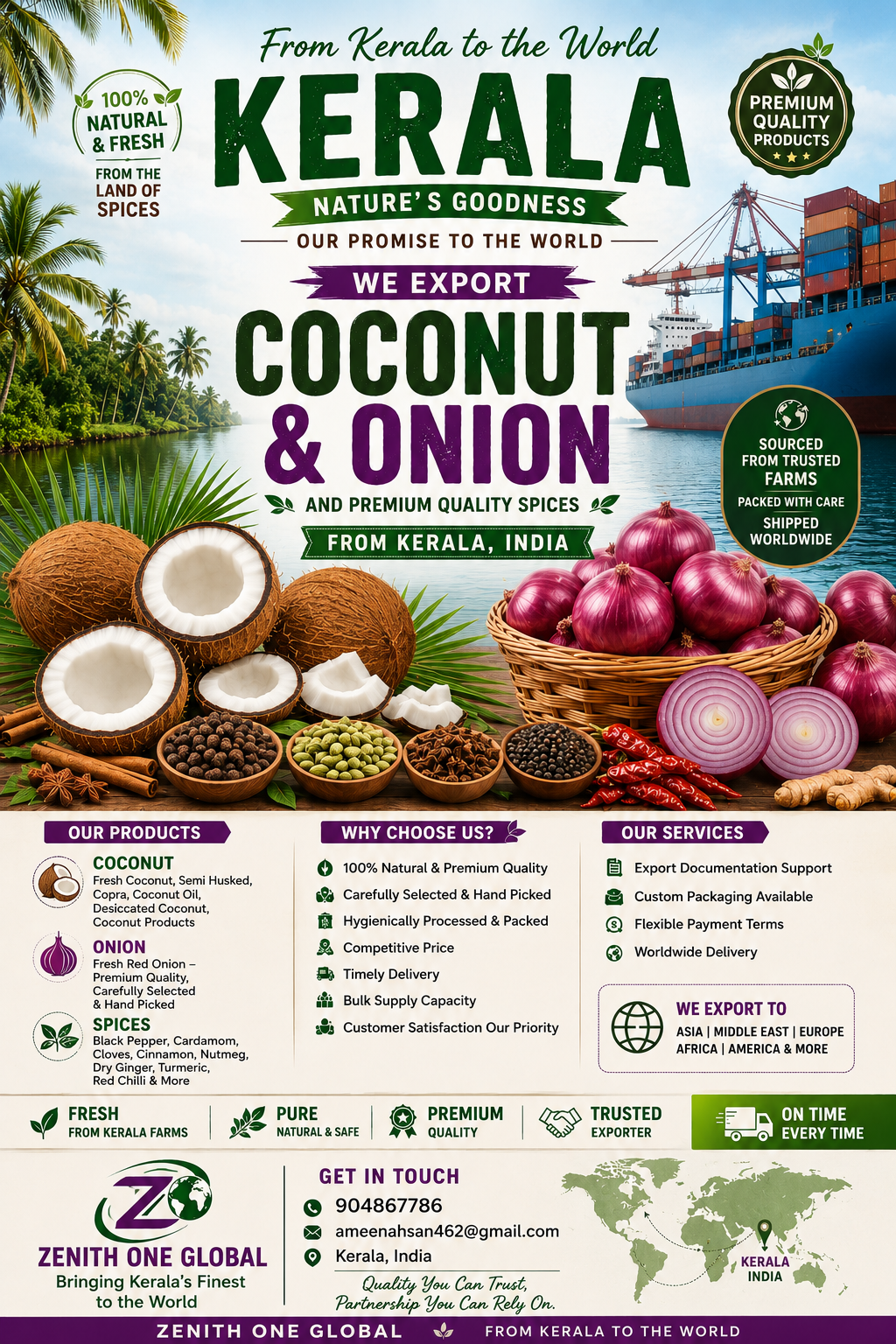 Coconut,Coconut products,Coconut water,spices ,fresh vegetables