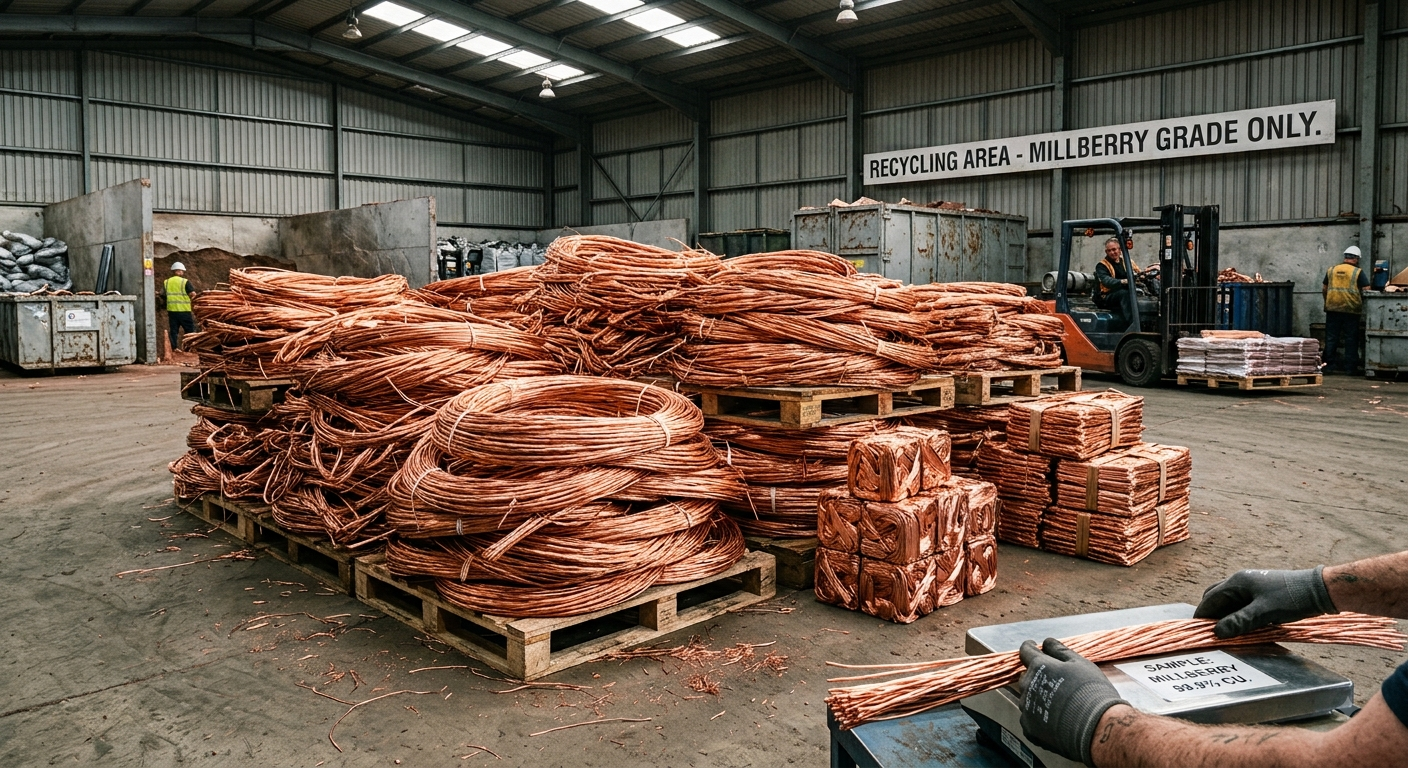 Millberry Copper Scrap Wire