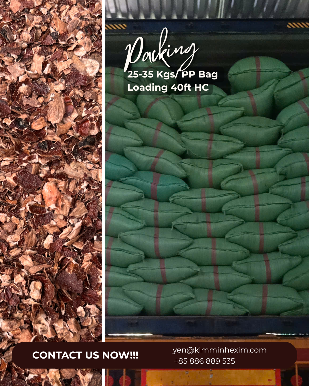 KMI CASHEW HUSK & CASHEW HUSK PELLETS from Vietnam for tanning and industrial with bulk quantity and competitive price
