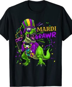 Mardi Gras Dabbing T Rex Dinosaur Mardi…