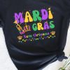 Mardi Gras Mardi Gras 2023 Beads Mask Feathers T-Shirt