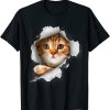 Cat Shirt. Retro Style T-Shirt