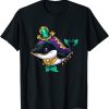 Fleur De Lis Shirt Glitter Effect Mardi Gras T Shirt