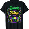 Mardi Gras Costume Let The Shenanigans Begin Mask T-Shirt