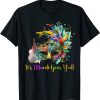 Mardi Gras Tree Beads New Orleans 2023 Watercolor Festival T-Shirt