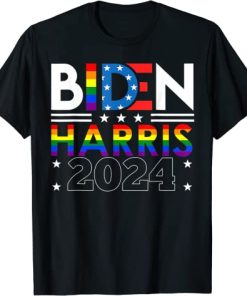 Biden Harris 2024 Rainbow Flag Gay Pride…