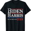 Biden Harris 2024 Rainbow Flag Gay Pride LGBT Democrat T-Shirt