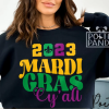 Mardi Gras SVG PNG, Louisiana Outline Svg,Let The Good Times Roll Svg, New Orleans Carnival Svg, Mardi Gras Shirt