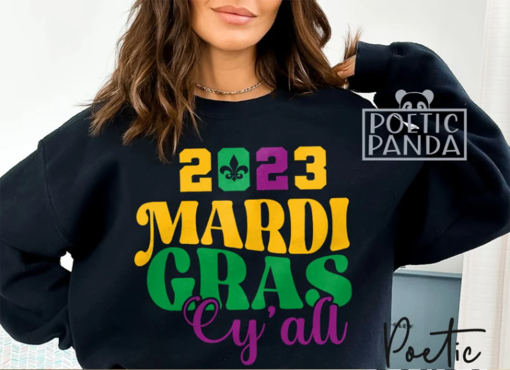 Mardi Gras Y’all, Mardi Gras 2023 T-Shirt