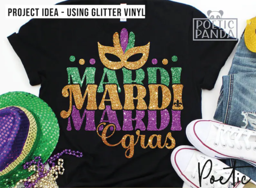 Mardi Gras SVG PNG, Louisiana Svg, Mardi Gras Tshirt Svg, Fat Tuesday Svg, Mardi Gras Beads Svg, Carnival Svg, Texas Svg T-Shirt