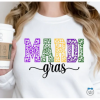 Mardi Gras SVG T-Shirt, Mardi Gras Fleur De Lis T-Shirt