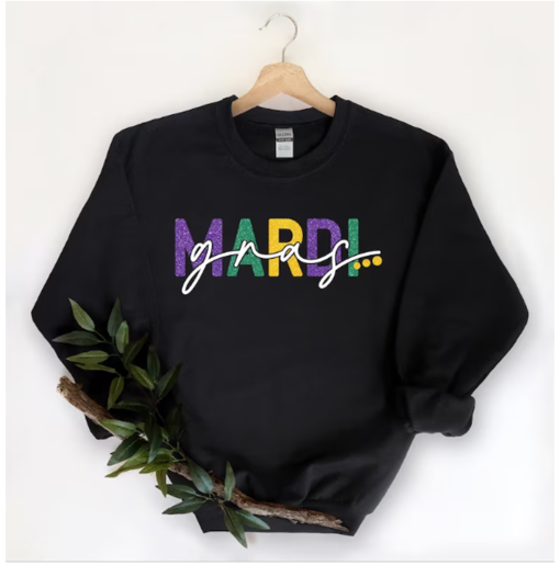 Mardi Gras Sweatshirt, Mardi Gras Louisiana Carnival T-Shirt