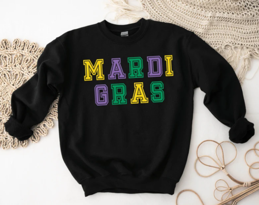 Mardi Gras Sweatshirt, Cute Mardi Gras 2023 T-Shirt