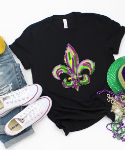 Fleur De Lis Shirt, Mardi Gras Shirt,…