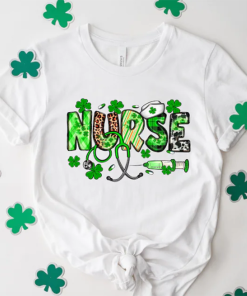 St.Patricks Lucky Nurse Shirt, Irish women Shirt,…