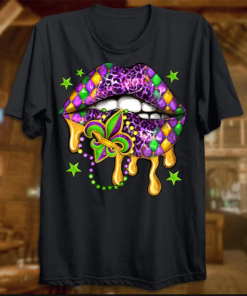 Mardi Gras lips png sublimation design, Mardi…