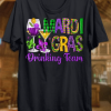 Louisiana leopard Mardi Gras Shirt, Happy Mardi Gras T-Shirt, Louisiana state T-Shirt