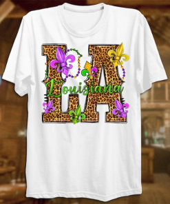 Louisiana leopard Mardi Gras Shirt, Happy Mardi…