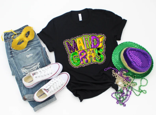 New Orleans Tee,Funny Mardi Gras Carnival Lover Shirt,Fat Tuesday Gift,Mardi Gras Attire Shirt