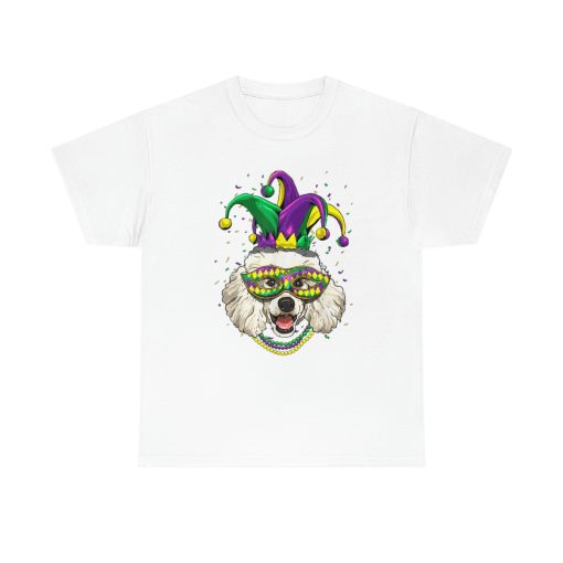 Mardi Gras Dog Carnival Poodle Jester Pet Dog Poodle Lover T-Shirt