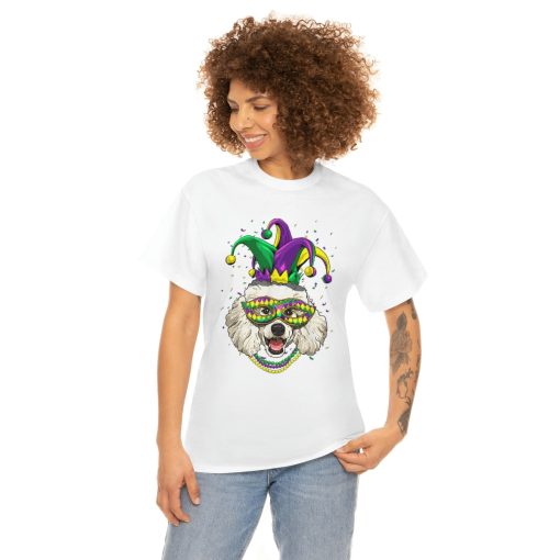 Mardi Gras Dog Carnival Poodle Jester Pet Dog Poodle Lover T-Shirt