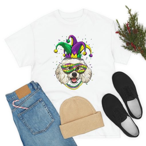 Mardi Gras Dog Carnival Poodle Jester Pet Dog Poodle Lover T-Shirt