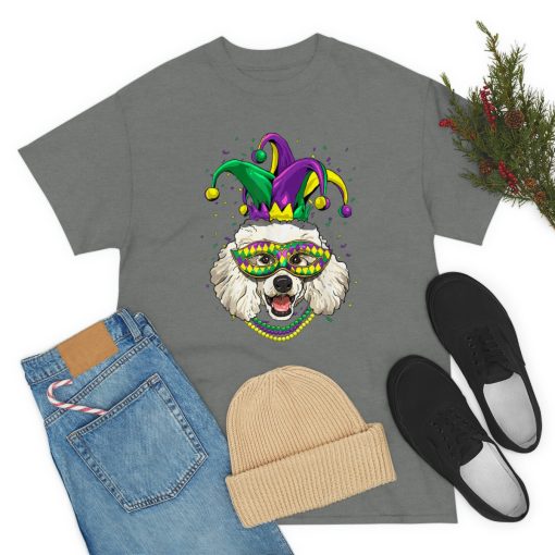 Mardi Gras Dog Carnival Poodle Jester Pet Dog Poodle Lover T-Shirt